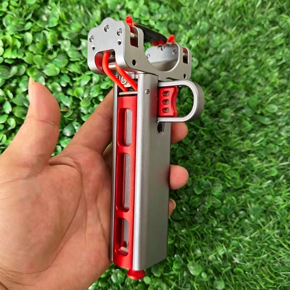 Is Hunting Outdoor Recreation - Aluminum Alloy CNC-Machined Automatic-Loading Slingshot Suitable