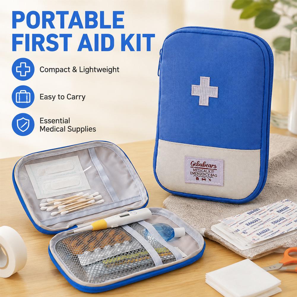 Travel Medicine Bag Pill Stora - Field Dressing Kit ulasan dan harga