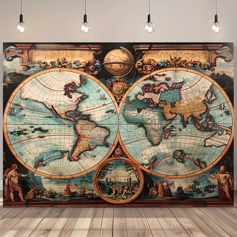 1 vintage nautical adventure b - Hunting Outdoor Background ulasan dan harga