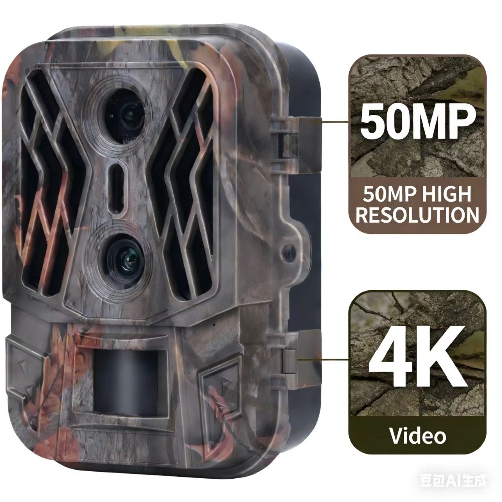 50MP 4K Dual Lens HD Hunting O - Outdoor Hunting Video Camera ulasan dan harga
