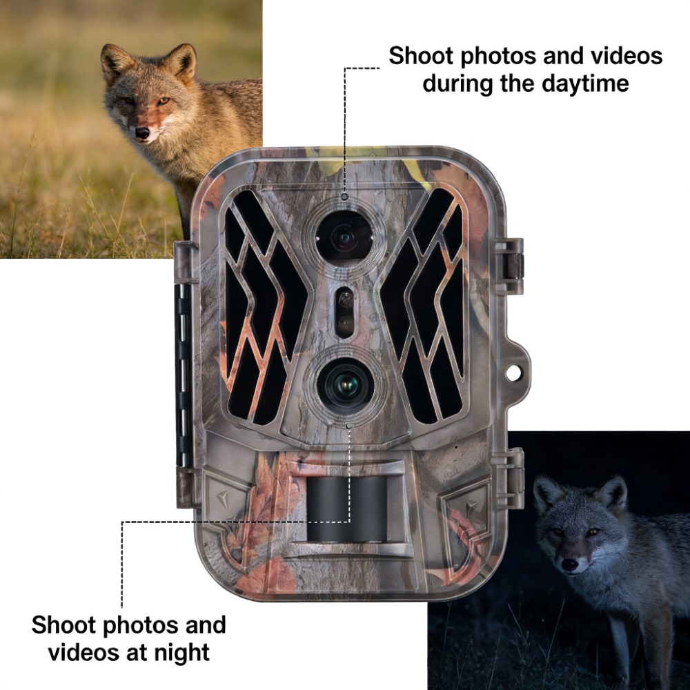 50MP 4K Dual Lens HD Hunting O - Outdoor Hunting Video Camera ulasan dan harga