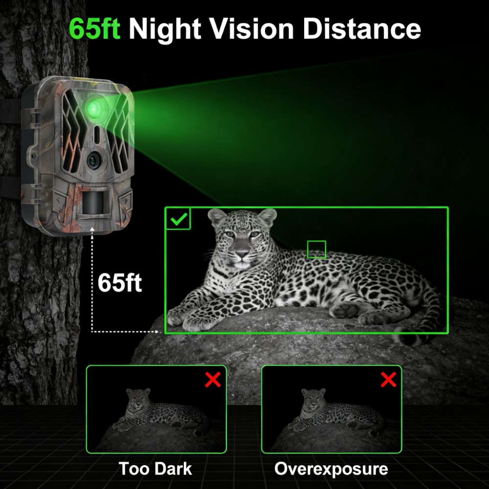 50MP 4K Dual Lens HD Hunting O - Outdoor Hunting Video Camera ulasan dan harga