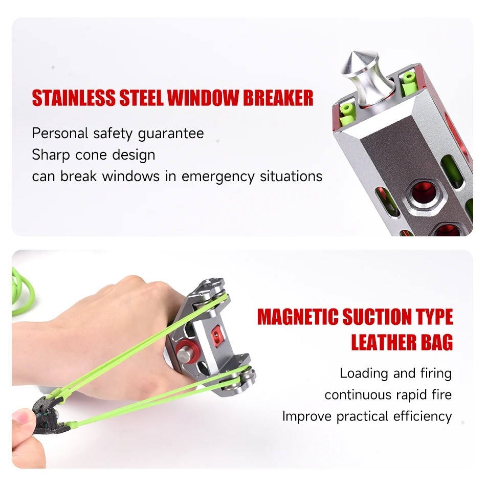 High-precision Aluminum Alloy  - Outdoor Hunting Launcher ulasan dan harga