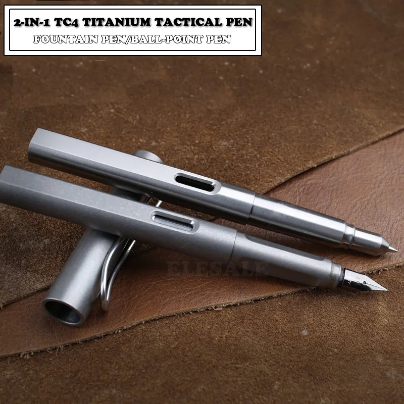 2-In-1 Fountain Ink Pen High Q - Tactical Pen Tool ulasan dan harga