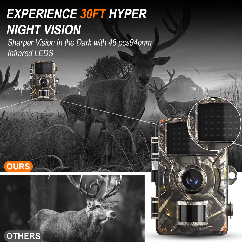 Wildlife Trail Cameras 16MP 10 - Outdoor Hunting Video Camera ulasan dan harga