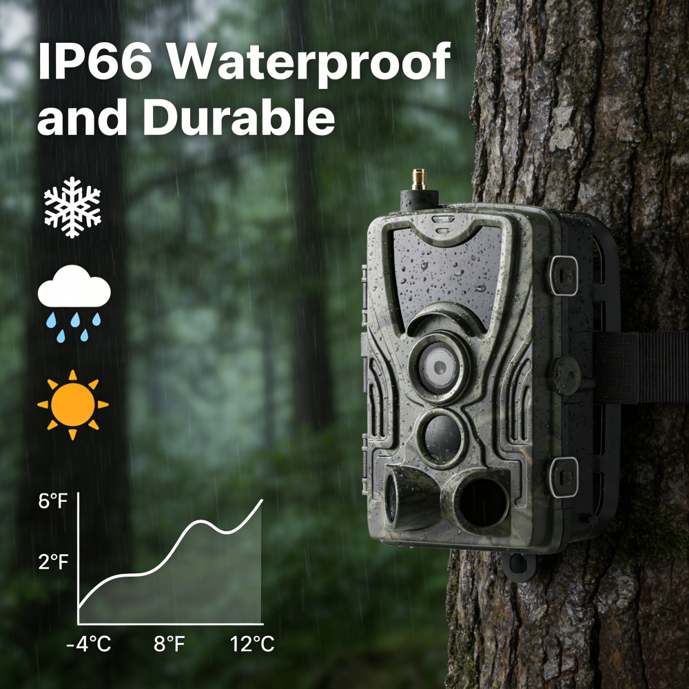 4G 4K 120MP Live Video 5000mAh - Outdoor Hunting Video Camera ulasan dan harga