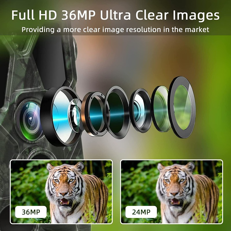 Outdoor Wildlife Camera 4K 36M - Outdoor Hunting Video Camera ulasan dan harga