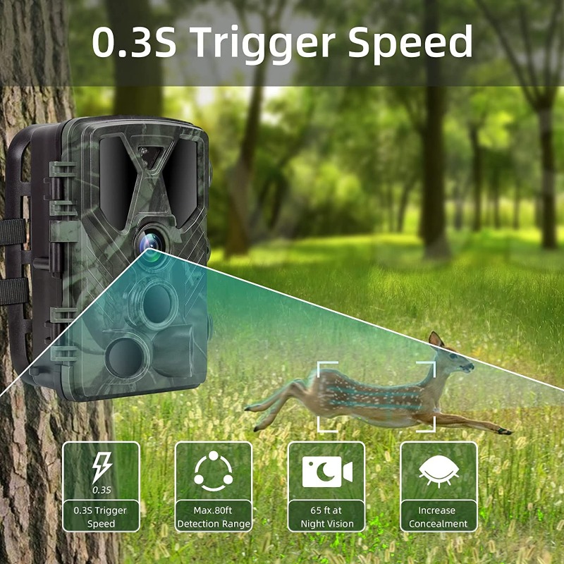 Outdoor Wildlife Camera 4K 36M - Outdoor Hunting Video Camera ulasan dan harga