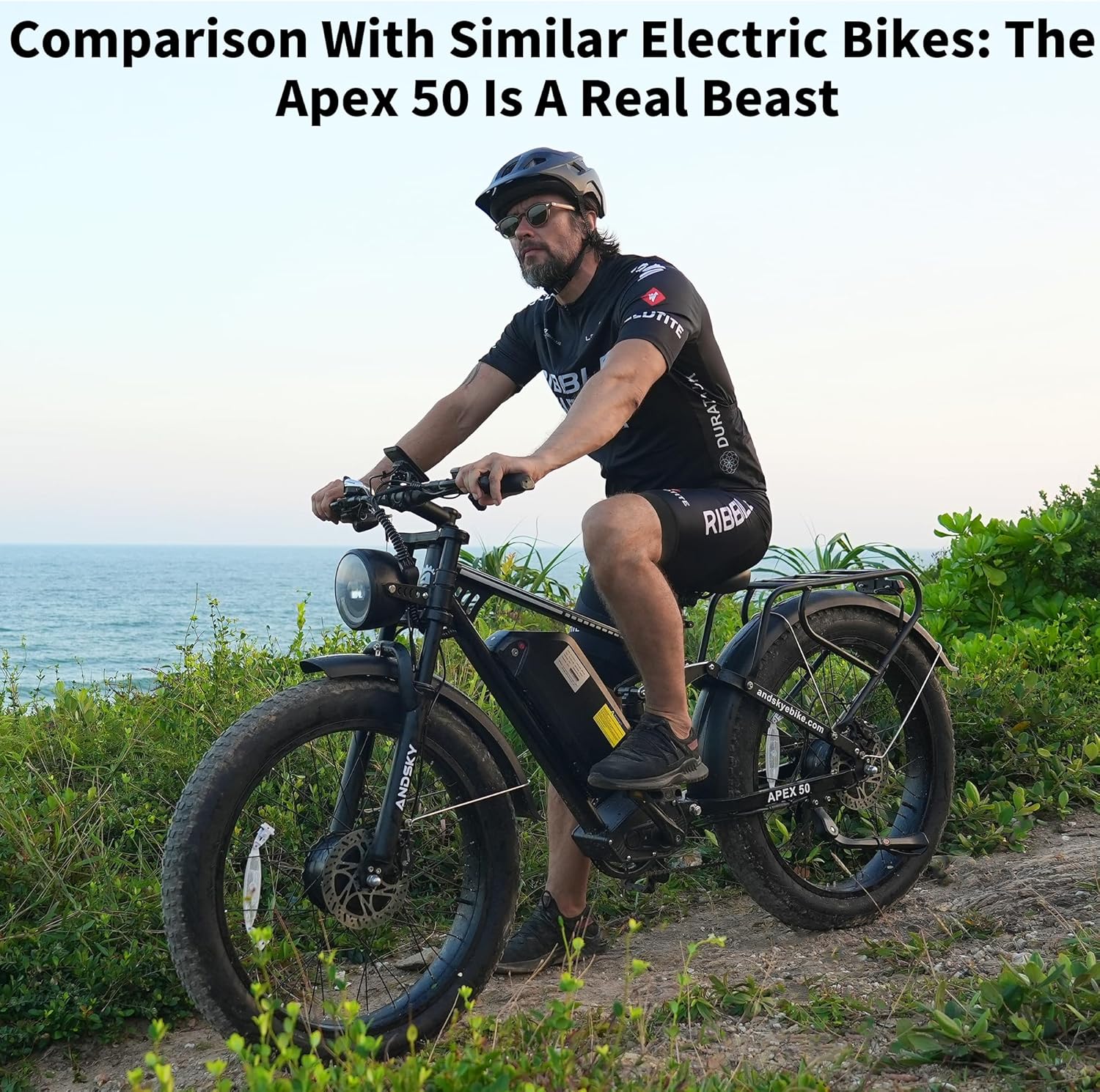 ANDSKY Apex50 AWD Electric Bik - Outdoor Hunting Electric Bike ulasan dan harga