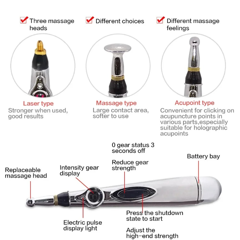 3/5-in-1 Massage Acupuncture P - Tactical Pen Tool ulasan dan harga