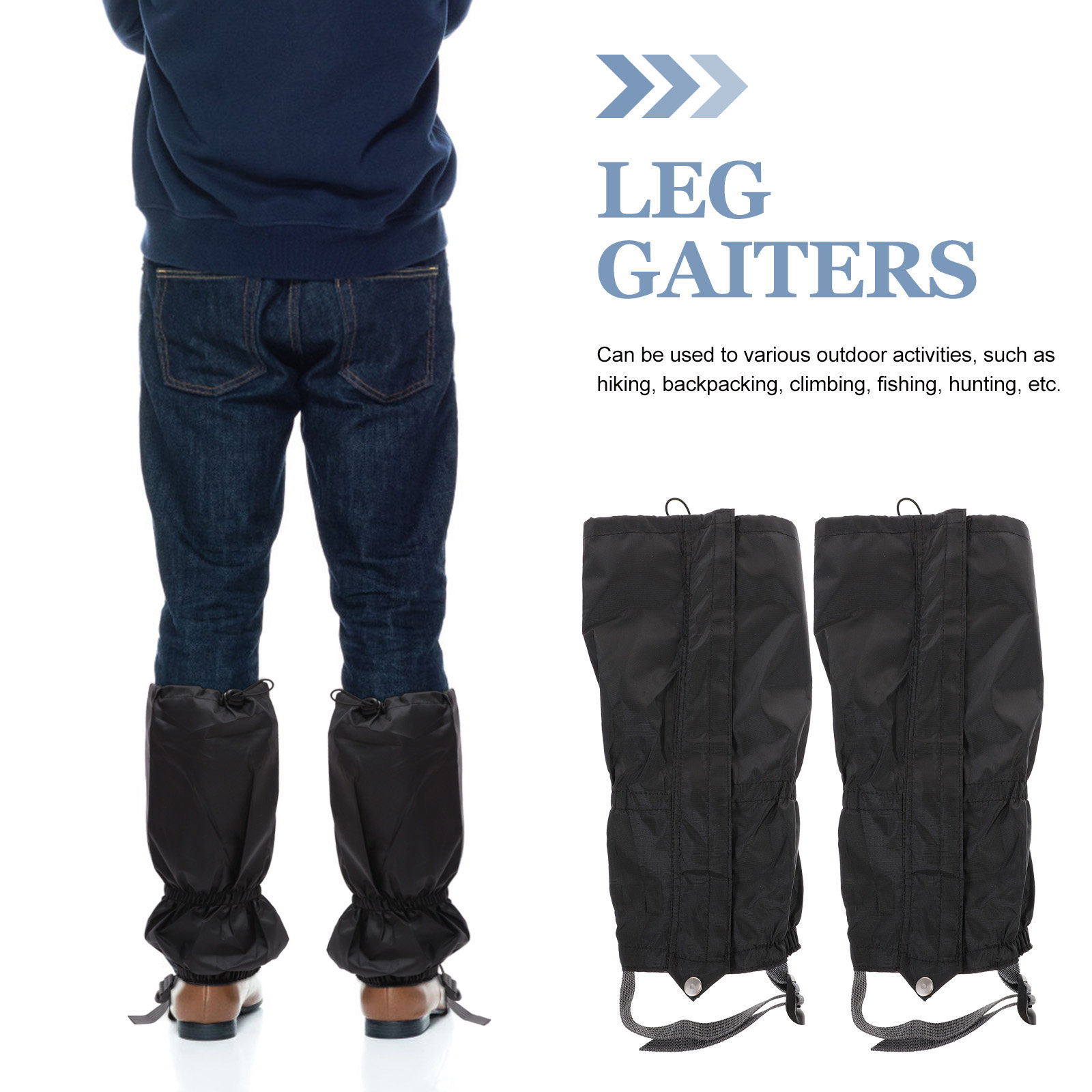 2Pcs Rugged Outdoor Leg Gaiter - Outdoor Hunting And Fishing ulasan dan harga