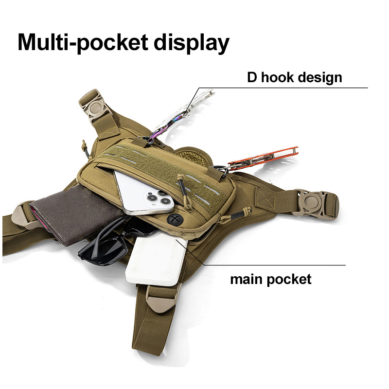 Tactical Front Chest Rig Bag V - Outdoor Hunting Bag ulasan dan harga