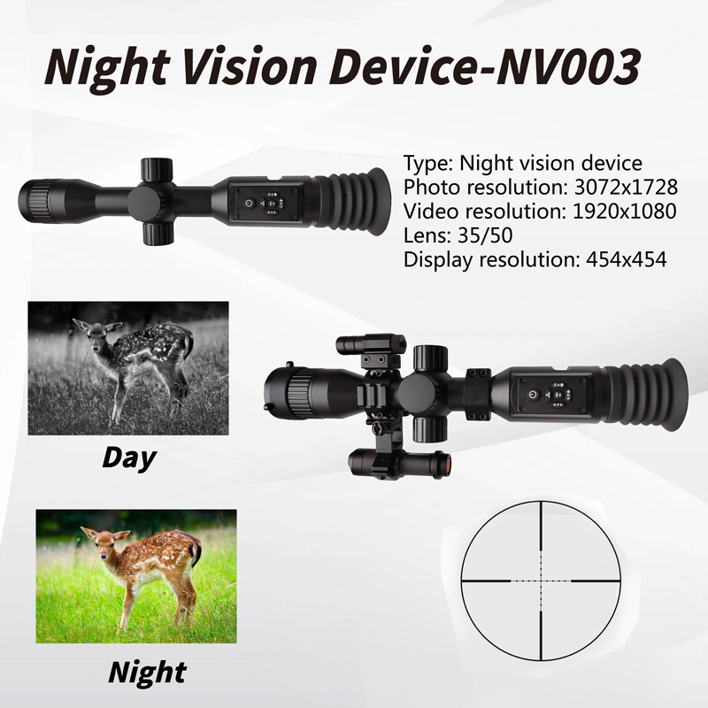 New Infrared Night Vision 8 Di - Outdoor Hunting Digital Night Vision ulasan dan harga