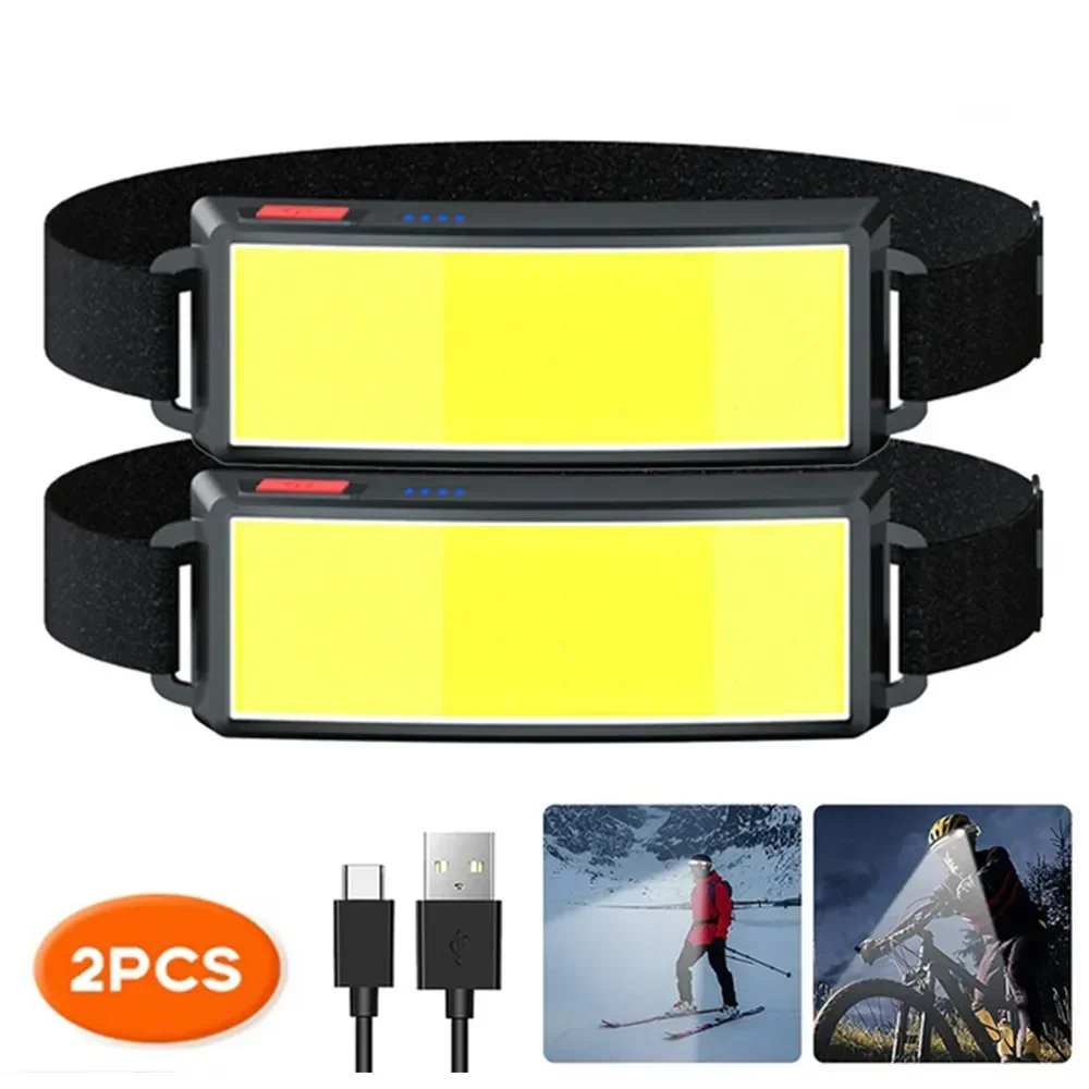 COB Portable LED Headlights Ou - Outdoor Hunting And Fishing ulasan dan harga