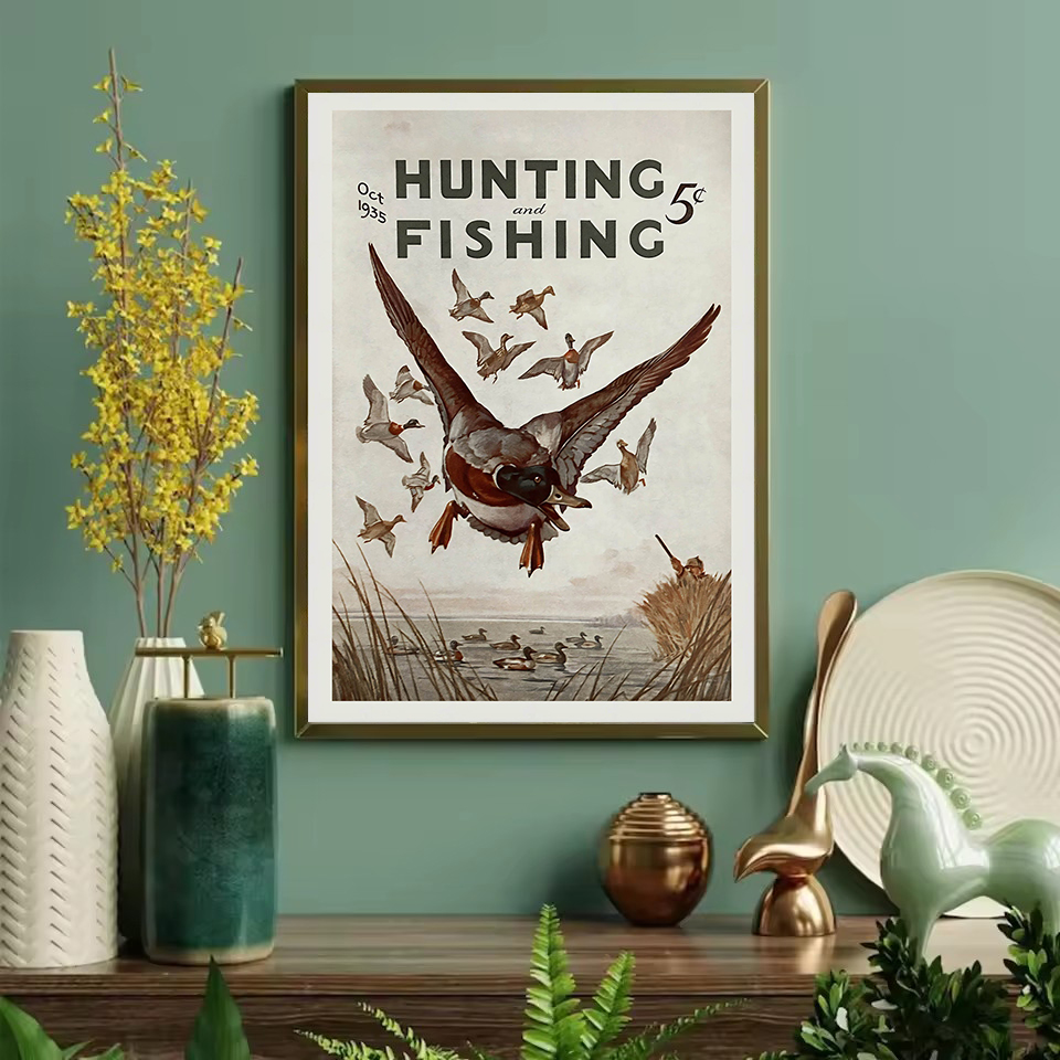 Retro Wildlife Outdoor Hunting - Outdoor Hunting Gifts ulasan dan harga