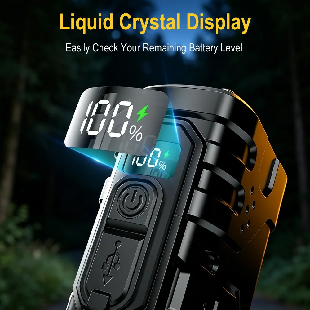 BORUIiT Hand Crank EDC LED Fla - Outdoor Hunting And Fishing ulasan dan harga