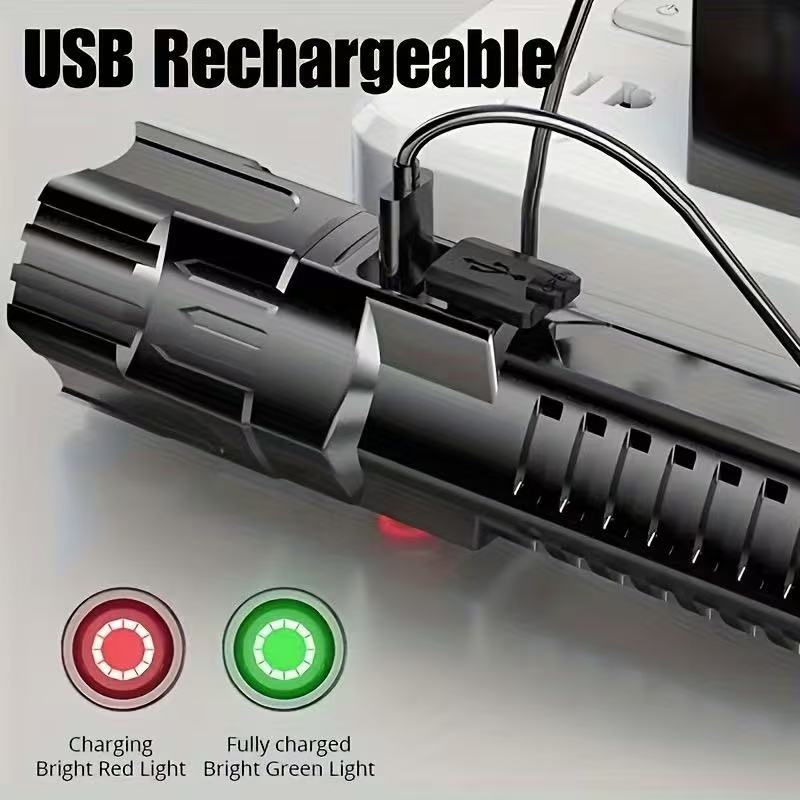 New High-power Led Flashlight  - Outdoor Hunting And Fishing ulasan dan harga