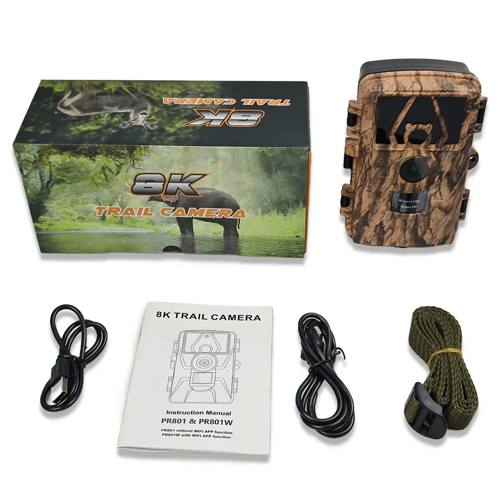 PR801W WIFI 8K 60MP Digital Tr - Outdoor Hunting Digital Night Vision ulasan dan harga