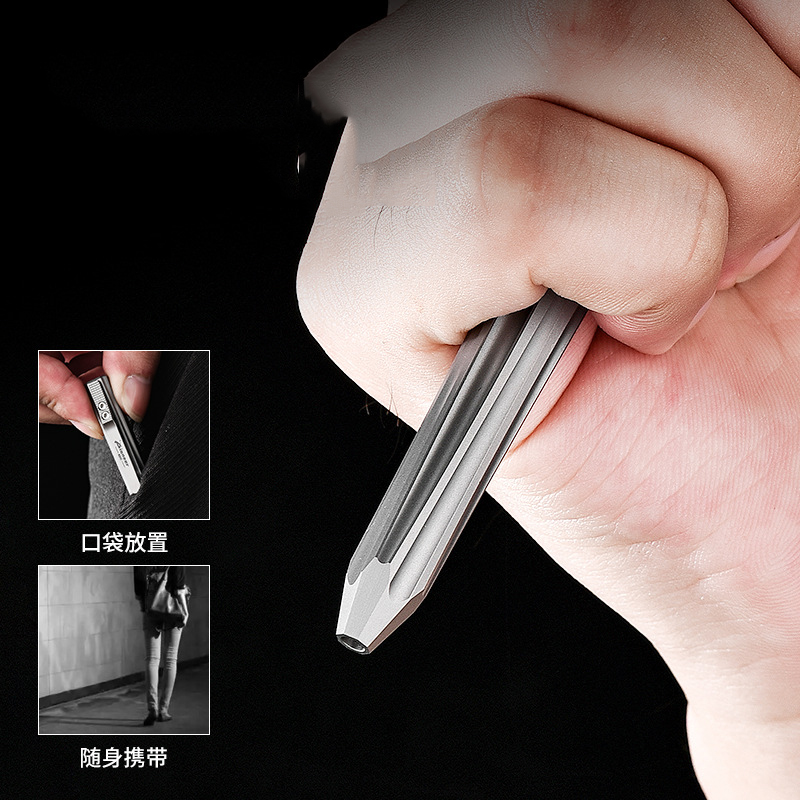 Titanium Sliding Decompression - Tactical Pen Tool ulasan dan harga