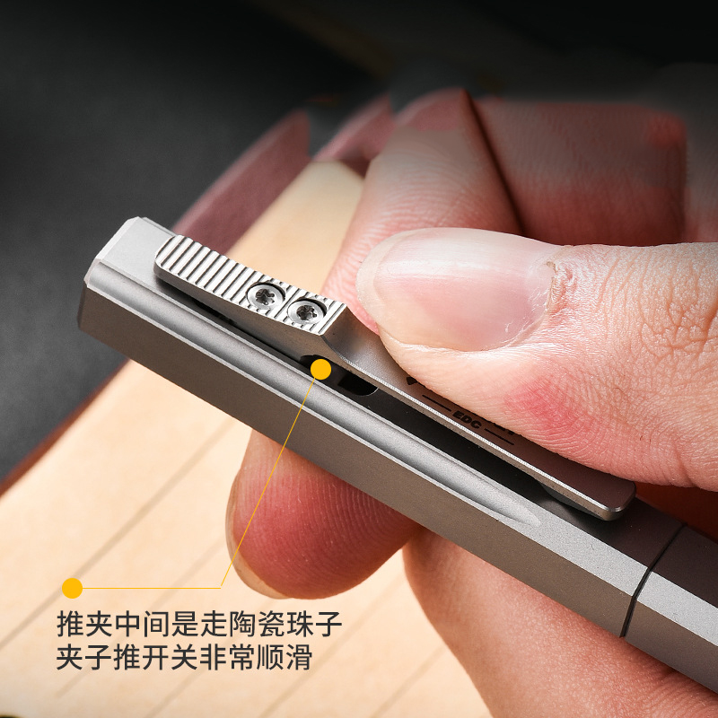 Titanium Sliding Decompression - Tactical Pen Tool ulasan dan harga