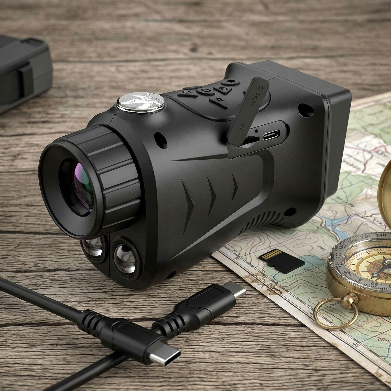 4K Infrared Night Visions Devi - Outdoor Hunting Digital Night Vision ulasan dan harga