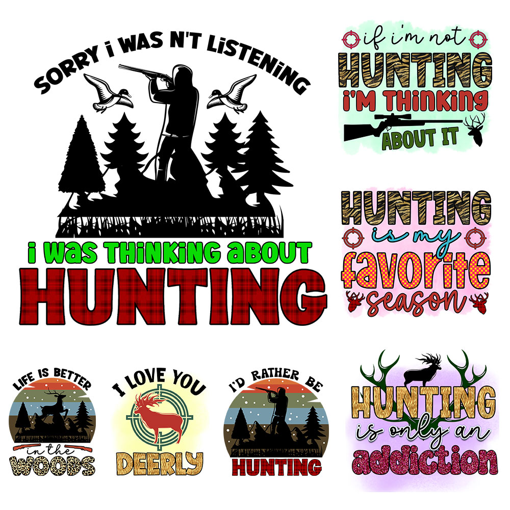 Hunting Seasons Iron On Patche - Outdoor Hunting Pictures ulasan dan harga