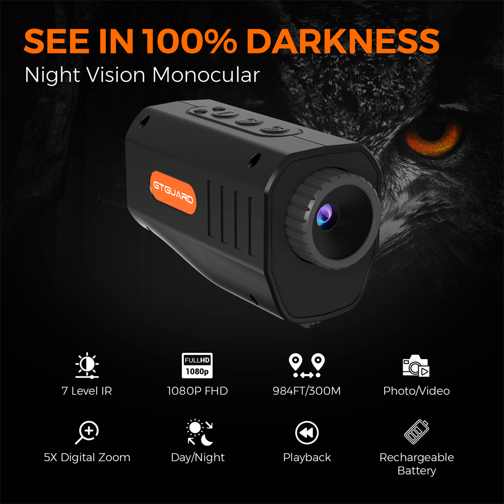 GTGUARD N3 Night Vision Monocu - Outdoor Hunting Digital Night Vision ulasan dan harga