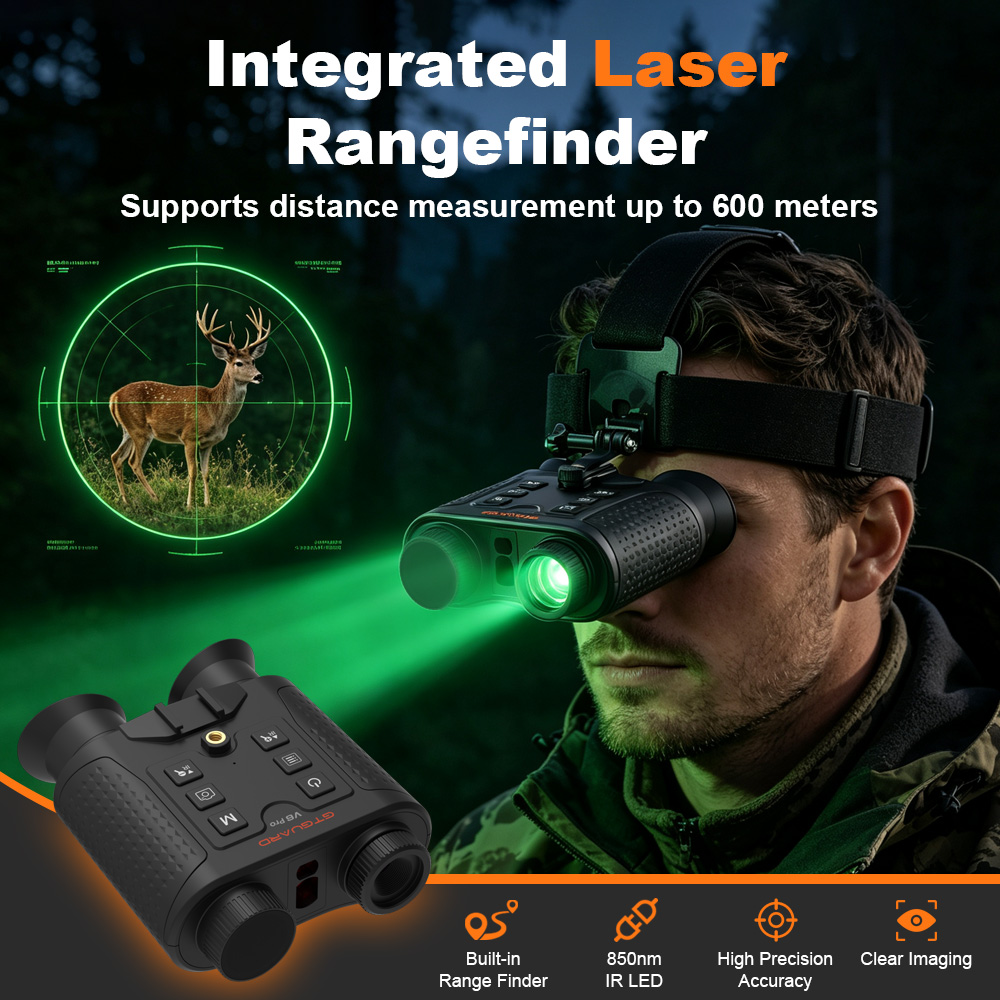 4K Night Vision Binoculars 8X  - Outdoor Hunting Digital Night Vision ulasan dan harga