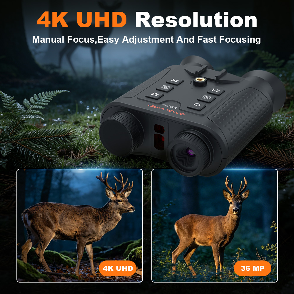 4K Night Vision Binoculars 8X  - Outdoor Hunting Digital Night Vision ulasan dan harga